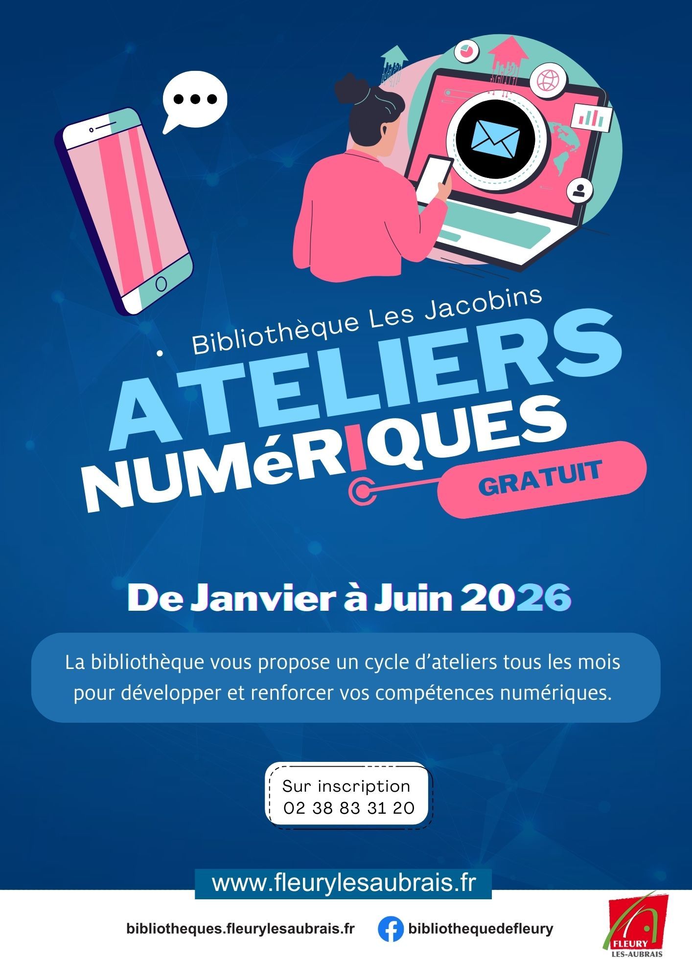 Ateliers Numériques flyer recto