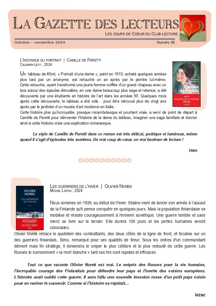 85 Gazette septembre 1